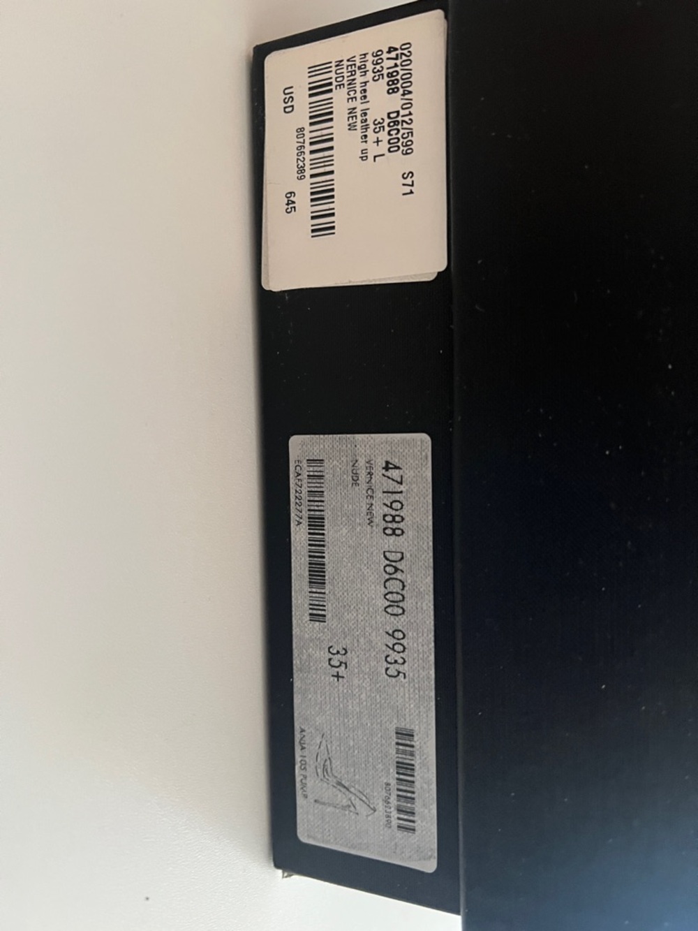 Saint Laurent Patent Leather Pointed-Toe Pumps in Nude - Picture 5 of 6